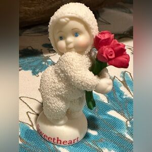 Department 56 Snowbabie “You’re a Sweetheart “, no box, stored in curio.